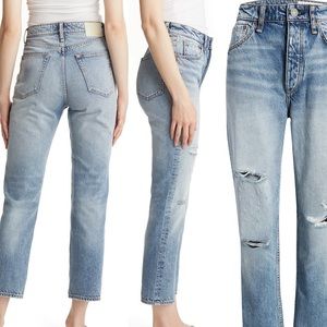 Rag & Bone Nina RippedHogh Waisted Cigarette Jeans